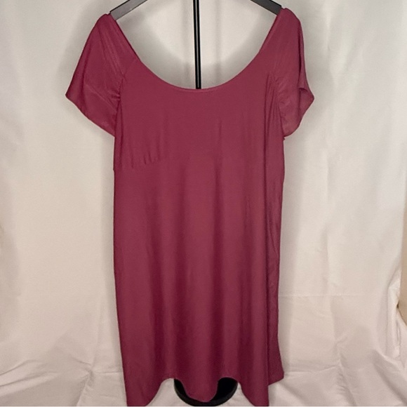 SO Dresses & Skirts - SO Dark Salmon / Light Mauve Midi Dress – Size 2X, Soft and flattering